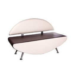 BEAUTY SYSTEM Kanapa do poczekalni Carini BD-6710 krem brąz